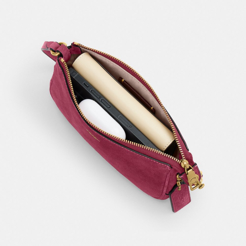 Coach Plaza Bag 18 Brass/Dark Fuchsia