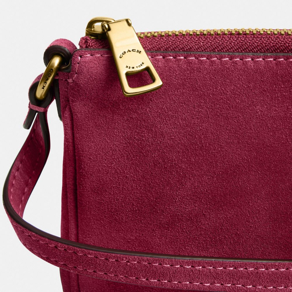 Coach Plaza Bag 18 Brass/Dark Fuchsia