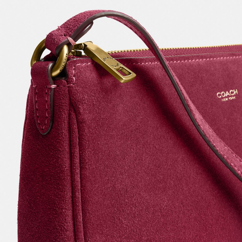 Coach Plaza Bag Brass/Dark Fuchsia