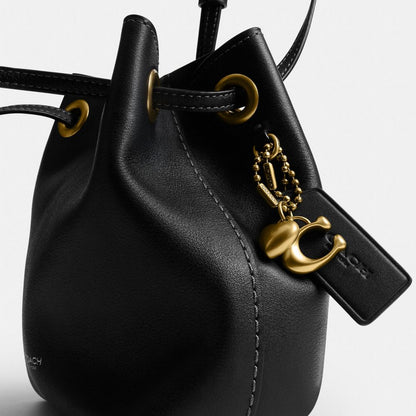 Coach Jade Drawstring Bag Brass/Black