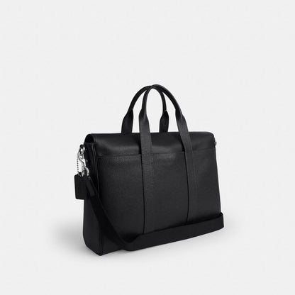 Coach Sullivan Portfolio Brief Silver/Black