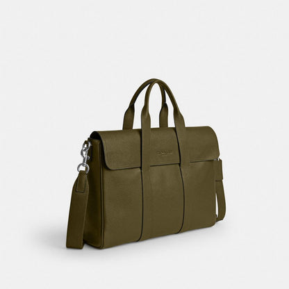 Coach Sullivan Portfolio Brief Silver/Olive