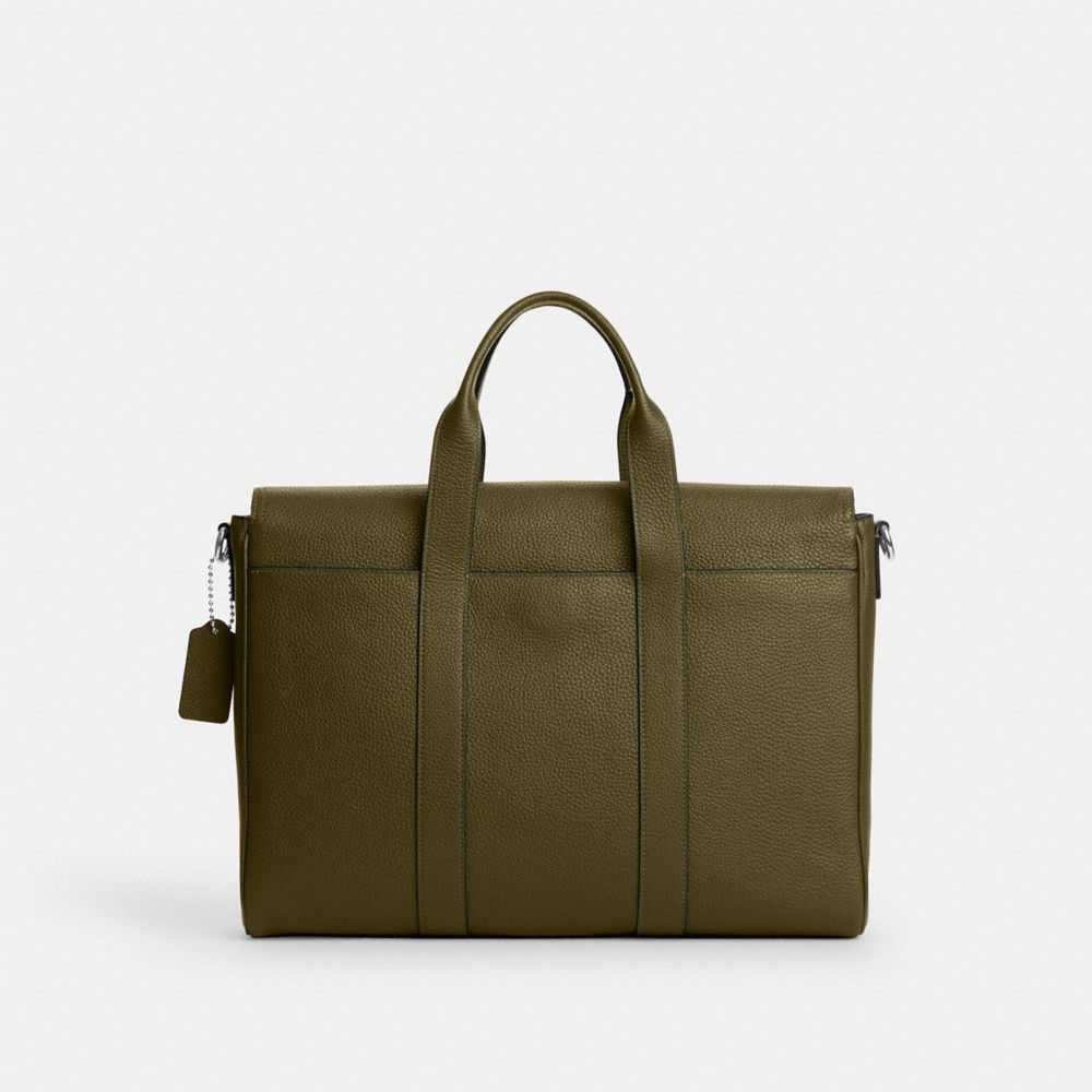 Coach Sullivan Portfolio Brief Silver/Olive