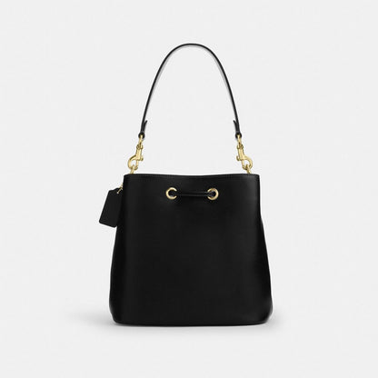Coach Rowan Bucket Bag With Pocket Gold/Black