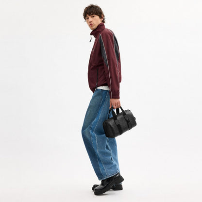 Coach Explorer Duffle Bag 28 In Signature Canvas Matte Black Black Signature