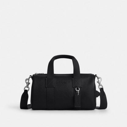 Coach Explorer Duffle Bag 28 Silver Black