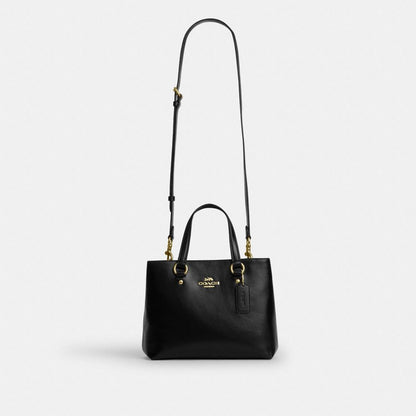 Coach Station Carryall Bag Gold Black