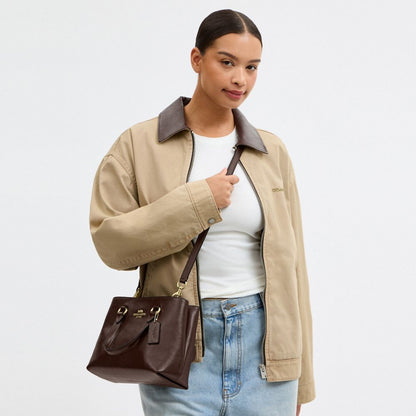 Coach Station Carryall Bag Gold Maple