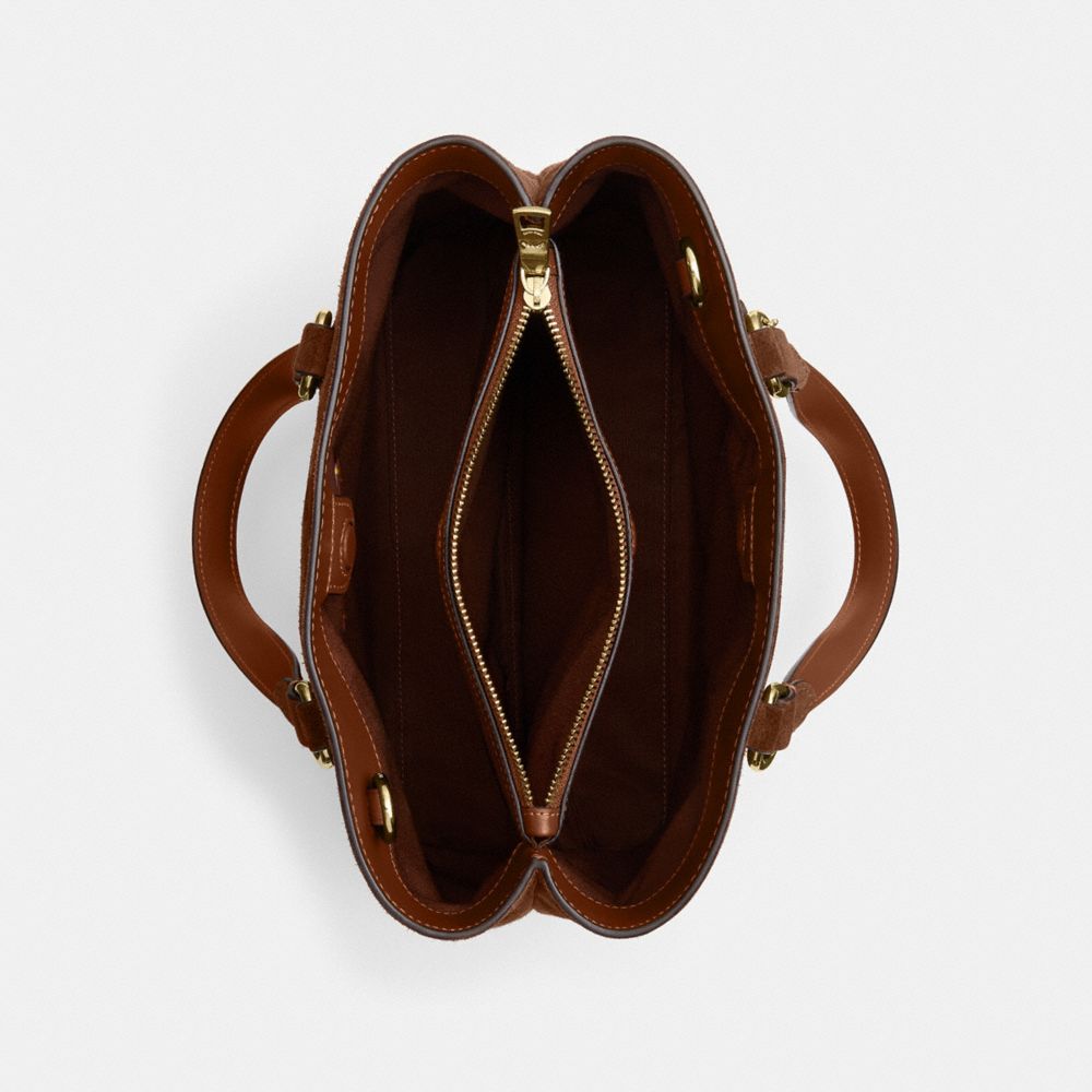 Coach Station Carryall Bag Gold/Warm Brown