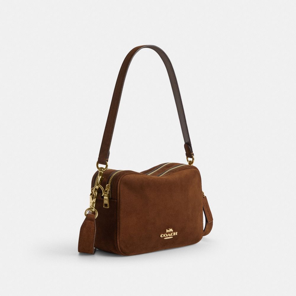 Coach Carey Crossbody Bag Gold/Warm Brown