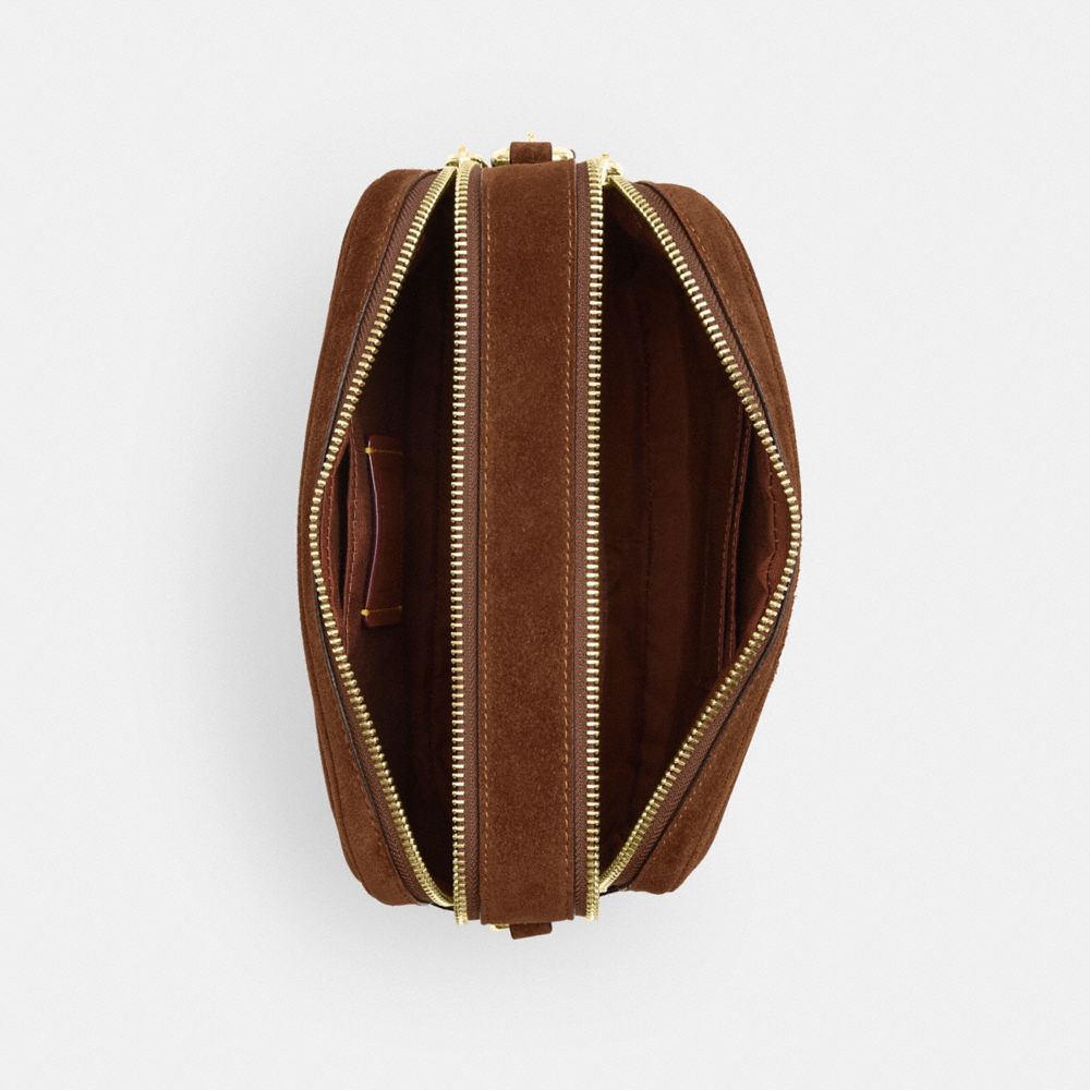 Coach Carey Crossbody Bag Gold/Warm Brown