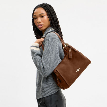 Coach Erin Shoulder Bag Gold/Warm Brown