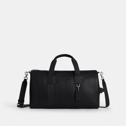 Coach Explorer Duffle Bag 45 Silver Black