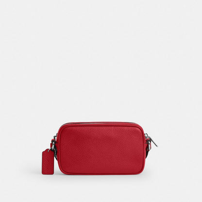 Coach Colton Crossbody Bag 19 Silver/Poppy