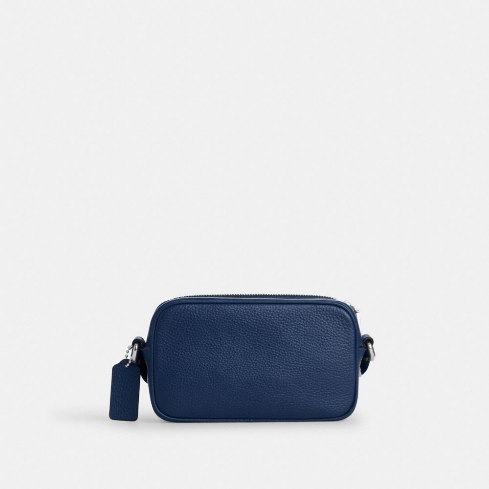 Coach Colton Crossbody Bag 19 Silver/Deep Blue