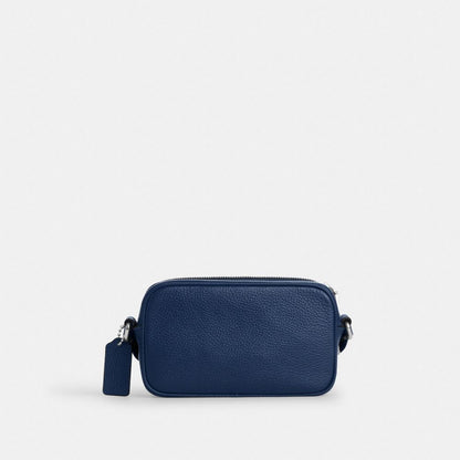 Coach Colton Crossbody Bag 19 Silver/Deep Blue
