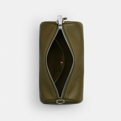 Coach Andre Barrel Bag 24 Silver Olive