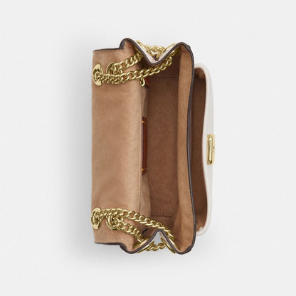Coach Elodie Crossbody Bag 18 Gold Chalk