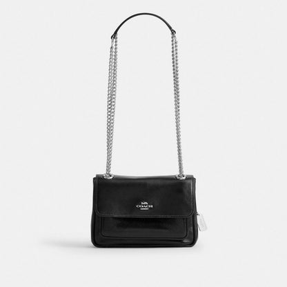 Coach Elodie Crossbody Bag 18 Silver Black