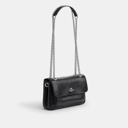 Coach Elodie Crossbody Bag 18 Silver Black