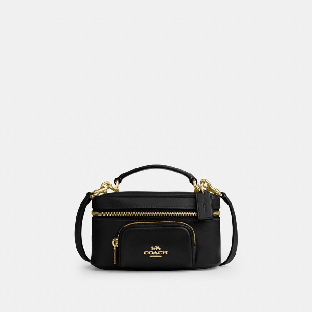 Coach Rainer Crossbody Bag 18 With Pocket Gold/Black
