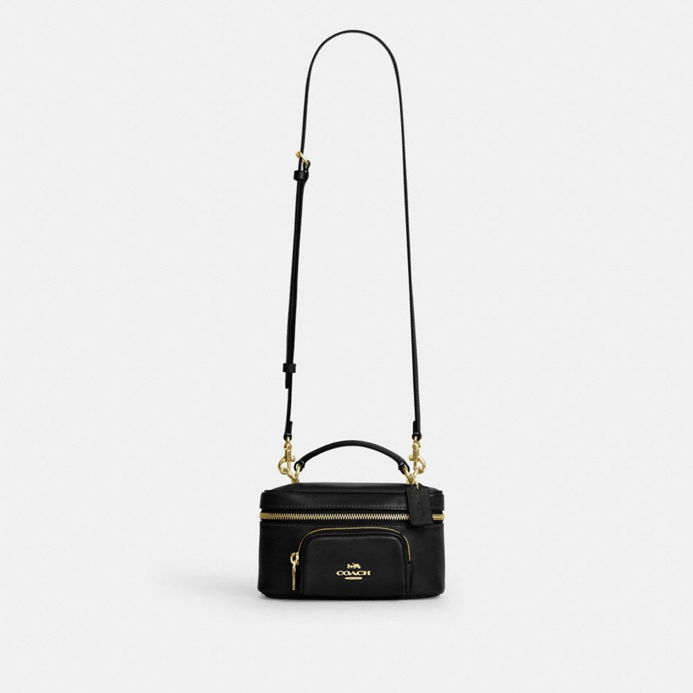 Coach Rainer Crossbody Bag 18 With Pocket Gold/Black