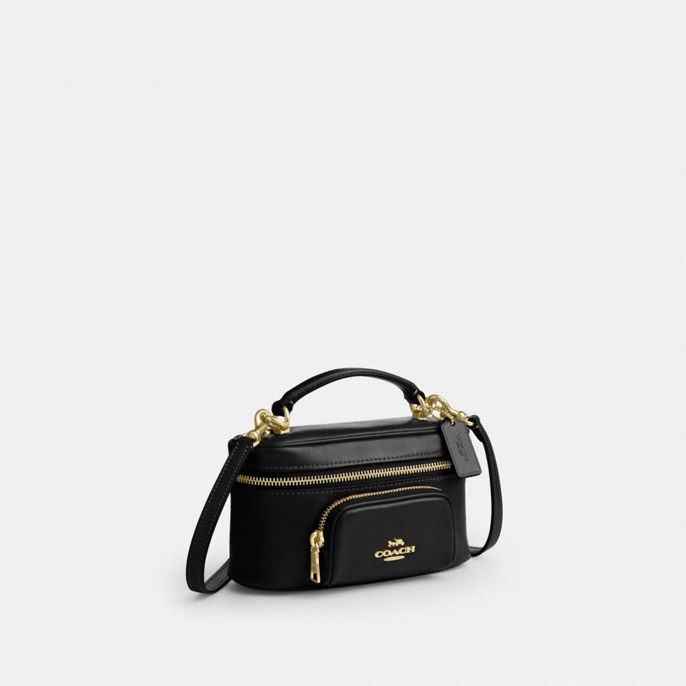 Coach Rainer Crossbody Bag 18 With Pocket Gold/Black