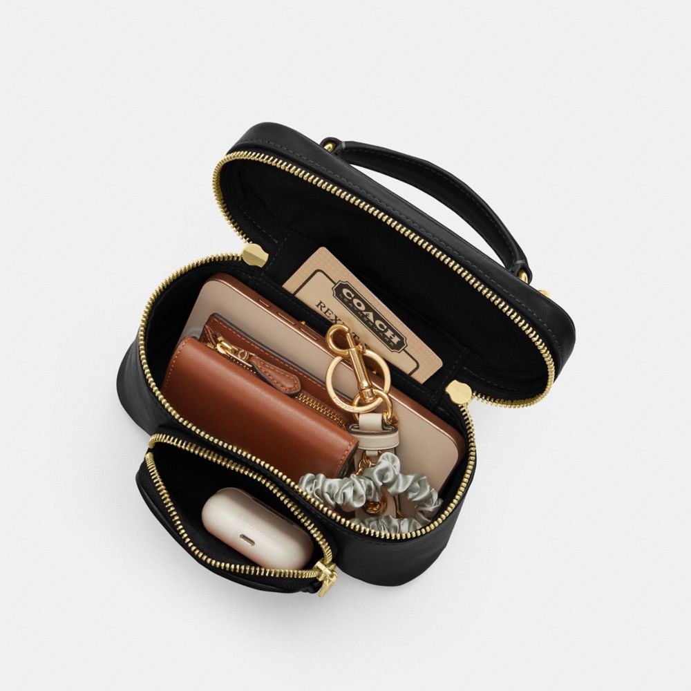 Coach Rainer Crossbody Bag 18 With Pocket Gold/Black