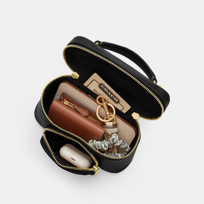 Coach Rainer Crossbody Bag 18 With Pocket Gold/Black