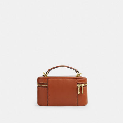 Coach Rainer Crossbody Bag 18 With Pocket Gold/Cinnamon