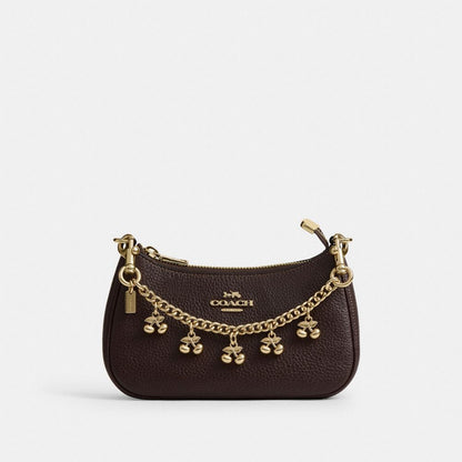 Coach Bag Charm Chain With Cherry Charms Gold Gold