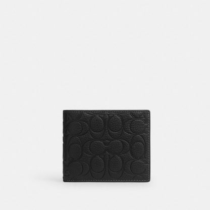 Coach 3-In-1 Wallet In Signature Leather Black