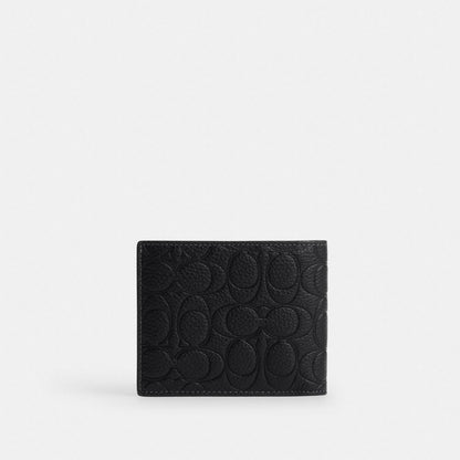 Coach 3-In-1 Wallet In Signature Leather Black