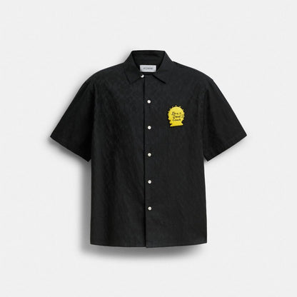 Coach Coach | Brain Dead Signature Camp Shirt Black
