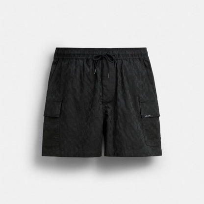 Coach Coach | Brain Dead Signature Camp Shorts Black