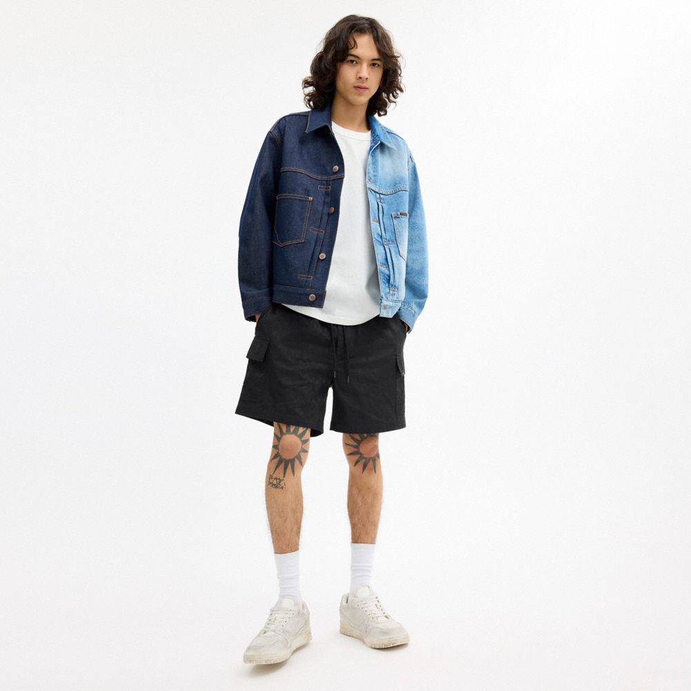 Coach Coach | Brain Dead Signature Camp Shorts Black