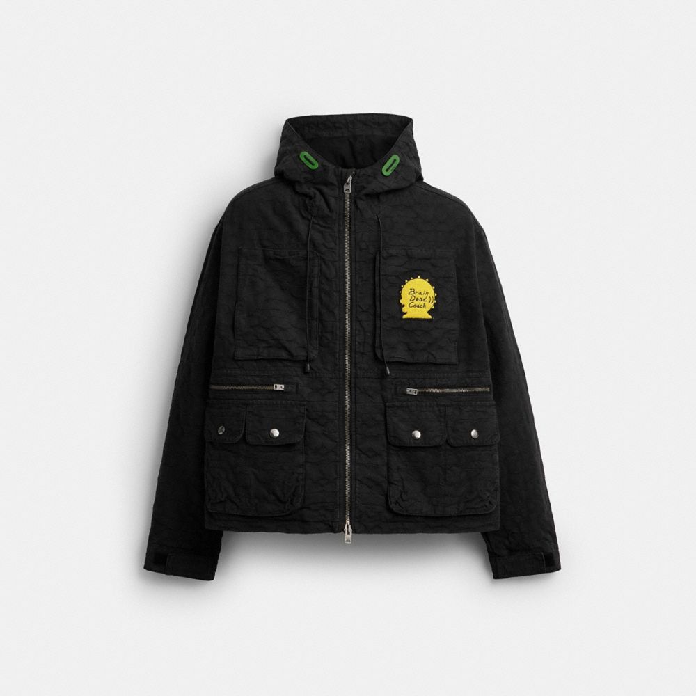 Coach Coach | Brain Dead Chore Jacket With Hood Black Signature