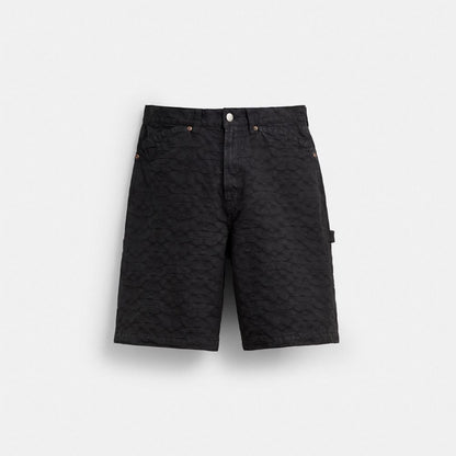 Coach Coach | Brain Dead Denim Shorts Black Signature
