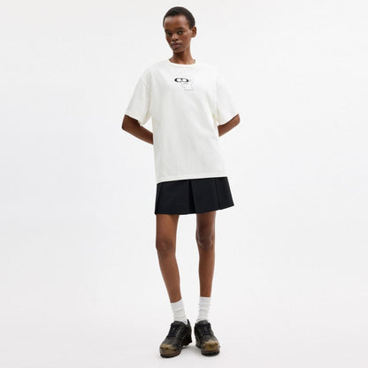 Coach Coach | Brain Dead Head T Shirt In Organic Cotton White