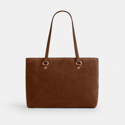 Coach Station Tote Bag Gold/Warm Brown