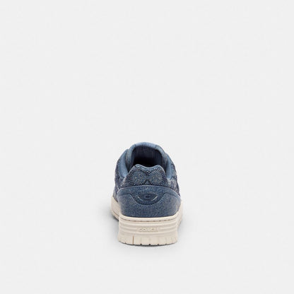 Women's Coach Soho Sneaker In Signature Denim Denim Blue