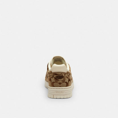 Men's Coach Soho Sneaker In Signature Sateen Jacquard Chalk Multi