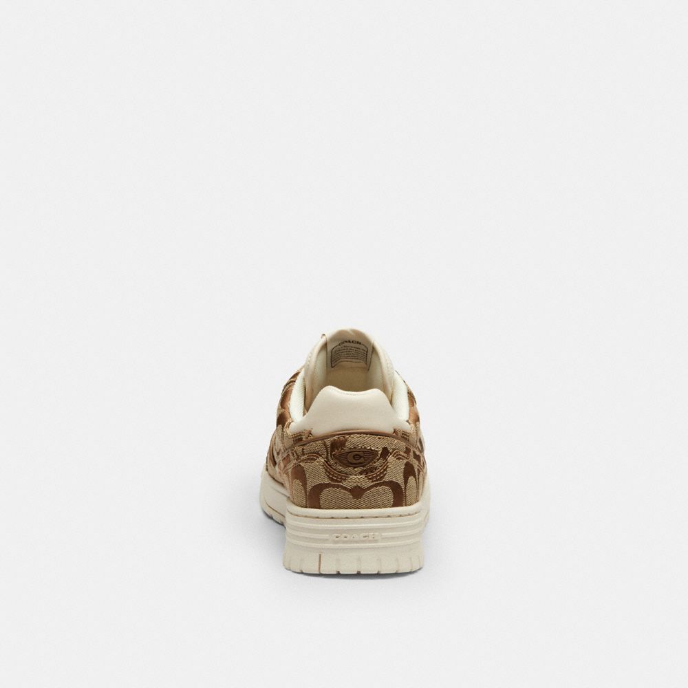 Women's Coach Soho Sneaker In Signature Sateen Jacquard Chalk Multi