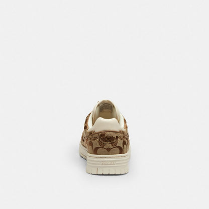 Women's Coach Soho Sneaker In Signature Sateen Jacquard Chalk Multi