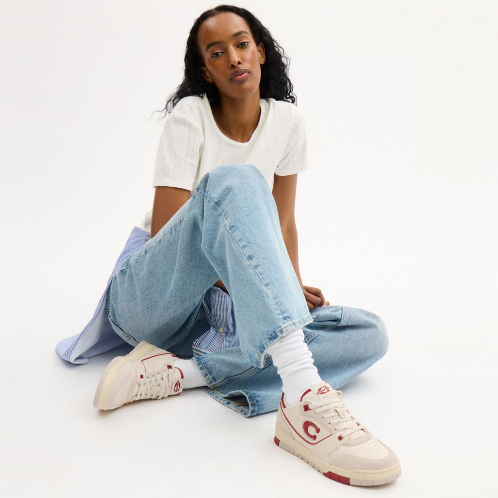 Women's Coach Soho Sneaker Chalk Poppy