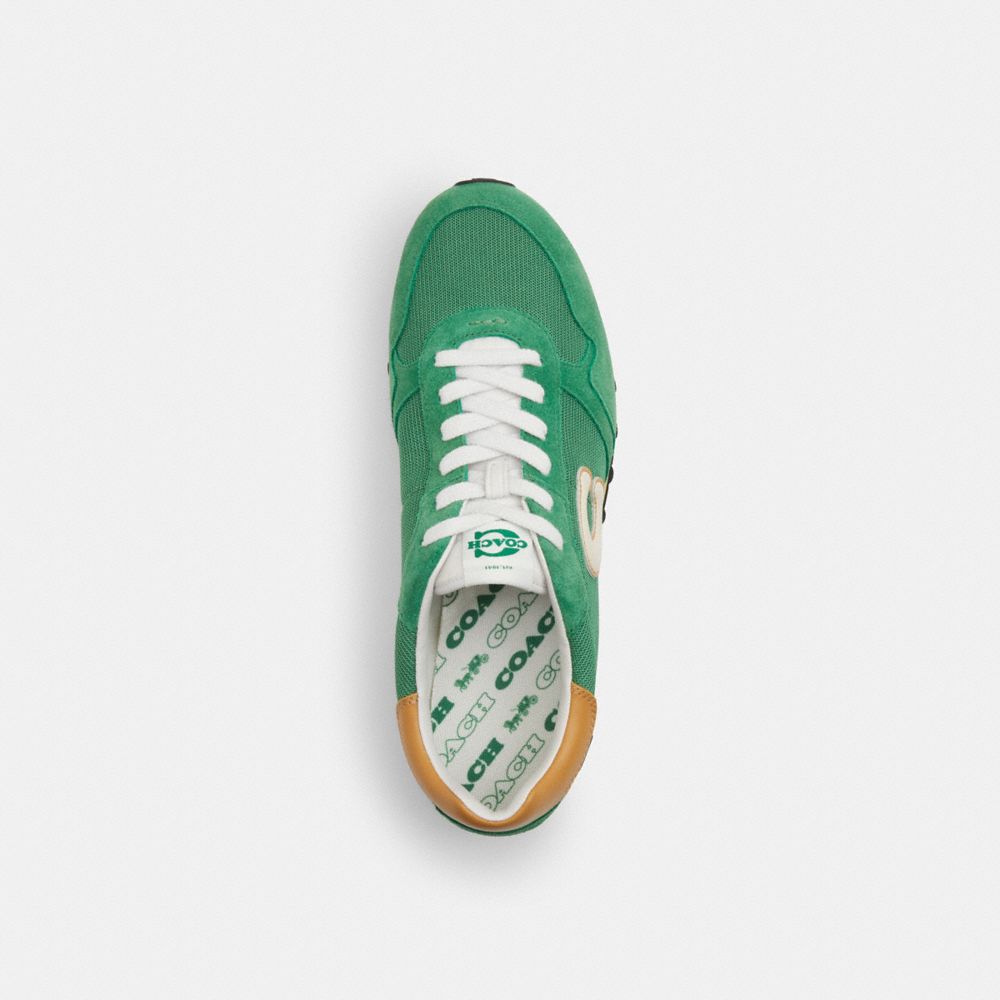 Men's Coach Retro Runner Sport Green