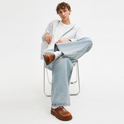 Men's Coach Sport Clog In Loved Leather Light Brown