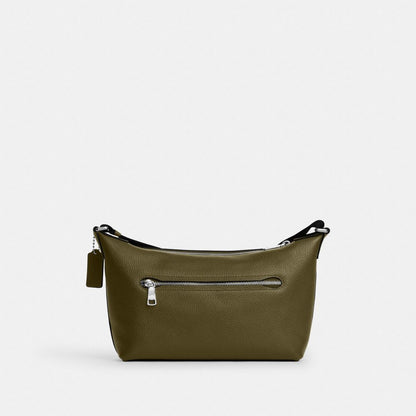 Coach Small Finn Crossbody Bag With Pouch Silver Olive