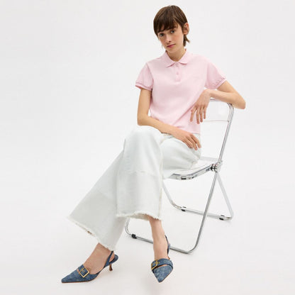 Women's Coach Margot Slingback In Crystal Signature Denim Denim