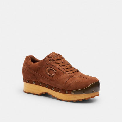 Women's Coach Coach | Brain Dead Soho Wooden Clog Dark Burlwood